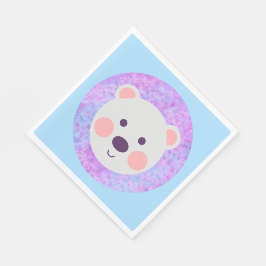 Schattig klein polar Beer Servet (Hoek)