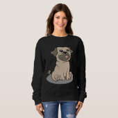 Schattig klein pug Classic T-Shirt 221 (Voorkant volledig)