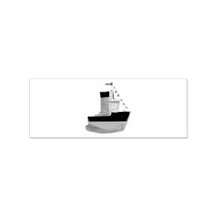 Schattig Klein Sleepbootje Thunder-Cove Rubberstempel