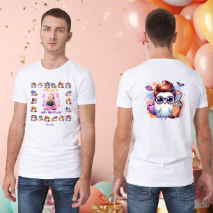 Schattig Klein Spookje Halloween Verjaardag Papa’s Tri-Blend Shirt