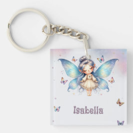 Schattig klein sprookjesfiguur sleutelhanger