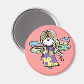 Schattig Klein Sprookjesmagnet Magneet (Voorkant / Achterkant)