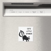 Schattig klein stinkdier afgedrukt kunstontwerp magneet (Insitu (Vaatwasser))