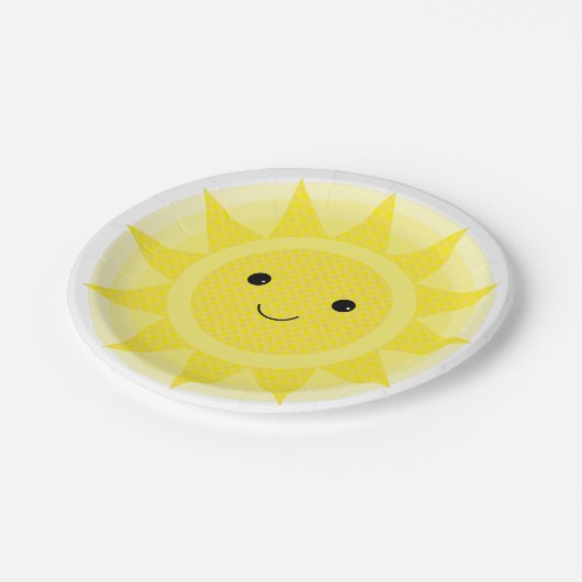 schattig klein SUNSHINE BIRTHDAY bord (Gekanteld)