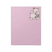 Schattig Klein Varkentje Notitieblok (Linkerzijde)