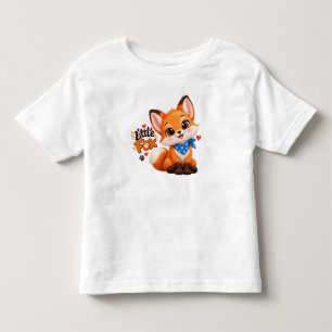 Schattig Klein Vos Peuter T-Shirt   Baby Vos met B
