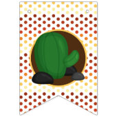 Schattig klein western cowboy leeftijd 1 jaar vlaggetjes (Eerste vlag)