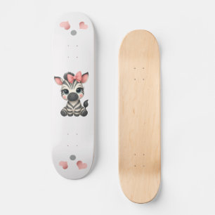 Schattig klein zebra persoonlijk skateboard