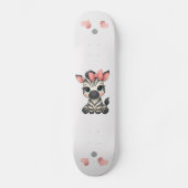 Schattig klein zebra persoonlijk skateboard (Voorkant)