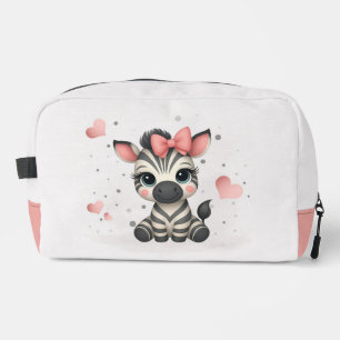 Schattig klein zebra toilettasje