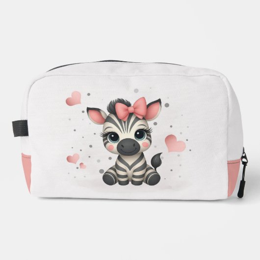 Schattig klein zebra toilettasje (Voorkant)