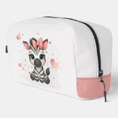 Schattig klein zebra toilettasje (Rechterhoek)