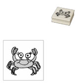 Schattig klein Zee creature krab Rubberstempel (Gestempeld)