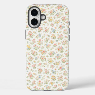 Schattig Kleine Ditsy Bloem Patronen Naadloos iPhone 16 Plus Hoesje