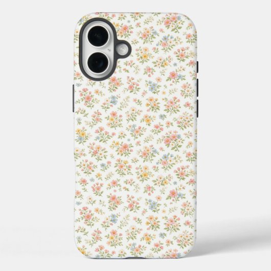 Schattig Kleine Ditsy Bloem Patronen Naadloos Case-Mate iPhone Case (Achterkant)