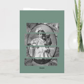 SCHATTIG KLEINE MEISJE MET TEDDY BEAR DOLL 1900'S KAART (Achterkant)