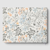 Schattig kleine pinda olifant bladeren Baby shower Gastenboek (Achterkant)