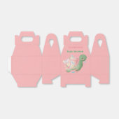 Schattig Kleine roze Baby shower Bedankdoosjes (Uitgevouwen)