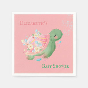Schattig Kleine roze Baby shower Servet