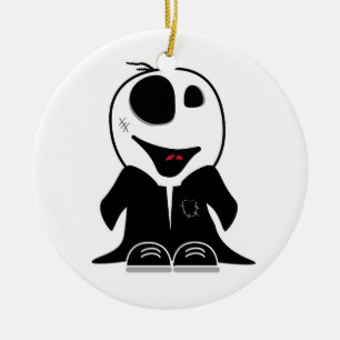 schattig kleine zombie origineel keramisch ornament