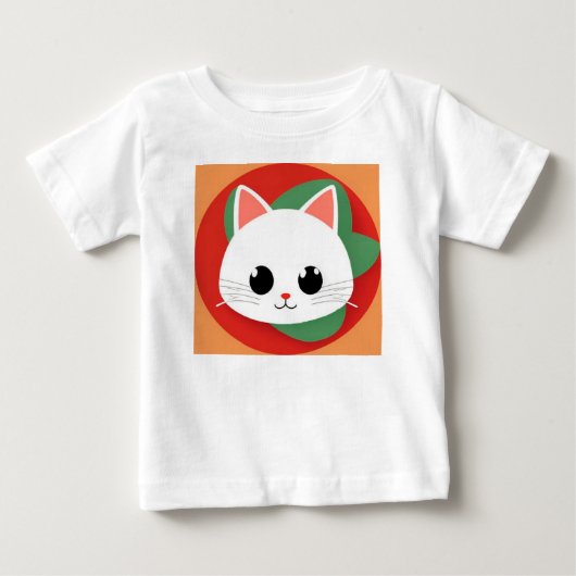 🐱 Schattig Kleurig Cartoon Kattengezicht Kinderen (Voorkant)