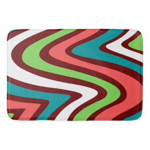 Schattig kleurig modern abstract patroon groene ba badmat
