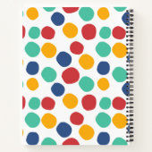 Schattig Kleurrijk Abstract Patroon Notitieboek (Achterkant)