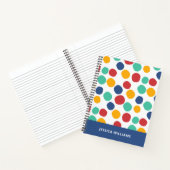 Schattig Kleurrijk Abstract Patroon Notitieboek (Binnen)