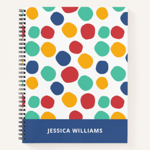 Schattig Kleurrijk Abstract Patroon Notitieboek