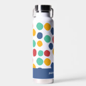 Schattig Kleurrijk Abstract Patroon Waterfles (Voorkant)