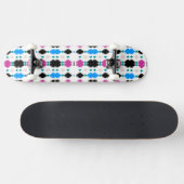Schattig kleurrijk azteeks patroon persoonlijk skateboard (Horizontaal)