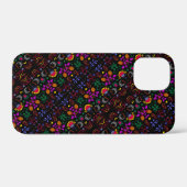 Schattig kleurrijk bloemmotief  Case-Mate iPhone case (Achterkant (horizontaal))