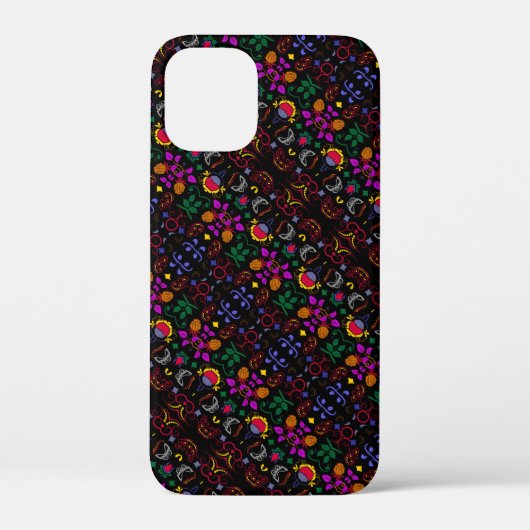 Schattig kleurrijk bloemmotief  Case-Mate iPhone case (Achterkant)