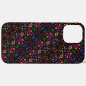 Schattig kleurrijk bloemmotief  Case-Mate iPhone case (Achterkant (horizontaal))
