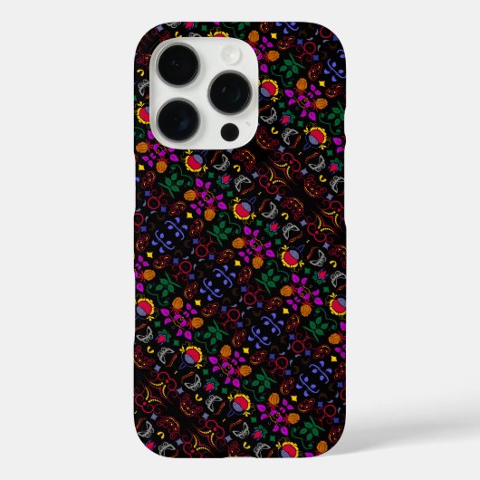 Schattig kleurrijk bloemmotief Case-Mate iPhone case (Achterkant)