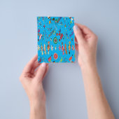 Schattig Kleurrijk Bloemmotief Flyer (Hand)