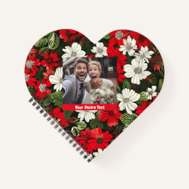 Schattig Kleurrijk Bloemmotief Op Maat Gemaakt Spi Notitieboek