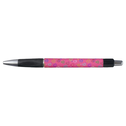 Schattig Kleurrijk Hart Pen (Voorkant)