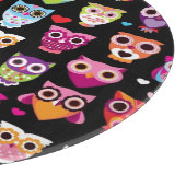 schattig kleurrijk kinder patroon snijplank (Hoek)