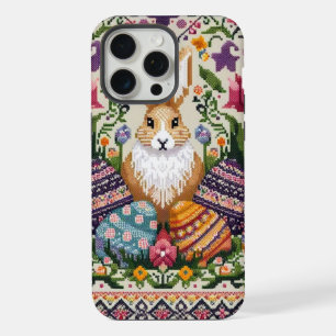 Schattig/Kleurrijk Lentebloem/Paasfair isle iPhone 15 Pro Max Case