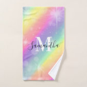 Schattig kleurrijk monogram bad handdoek (Handdoek)