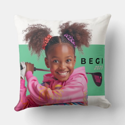 Schattig kleurrijk Sierkussen (Achterkant)