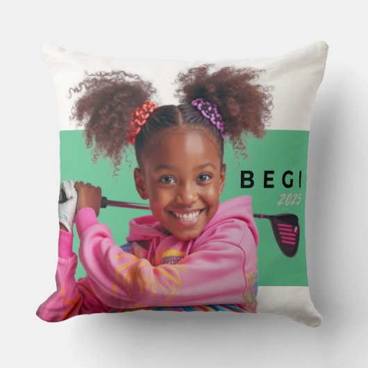 Schattig kleurrijk Sierkussen (Voorkant)