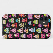 schattig kleurrijk uil kinderen patroon Case-Mate iPhone case (Achterkant (horizontaal))
