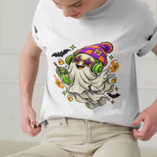 Schattig Kleurrijke Geest T-shirt