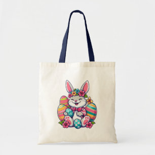 Schattig,  & kleurrijke Hawaiaanse/tropische paash Tote Bag
