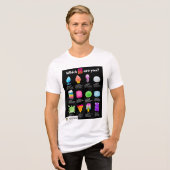 Schattig Knuffel Speelgoed Liefhebber ( NeeDoh ) Tri-Blend Shirt (Voorkant volledig)