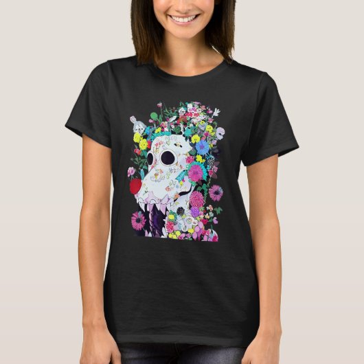 Schattig knuffelig Cyberpunk goth T-shirt (Voorkant)