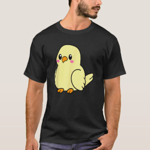 Schattig knuffelig mollig Cockatiel T-shirt