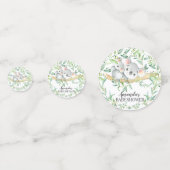 Schattig Koala Beer Baby shower Confetti (Voorkanten)